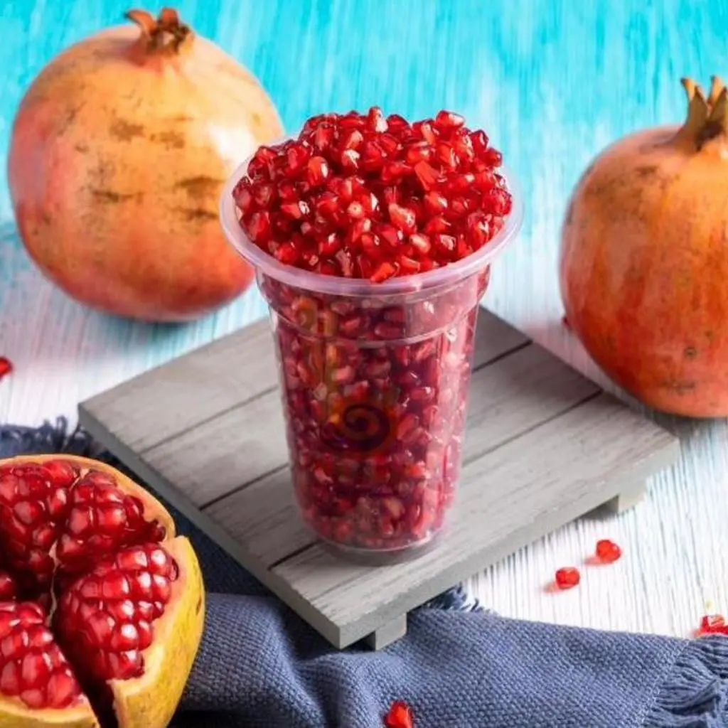 قطع حب رمان